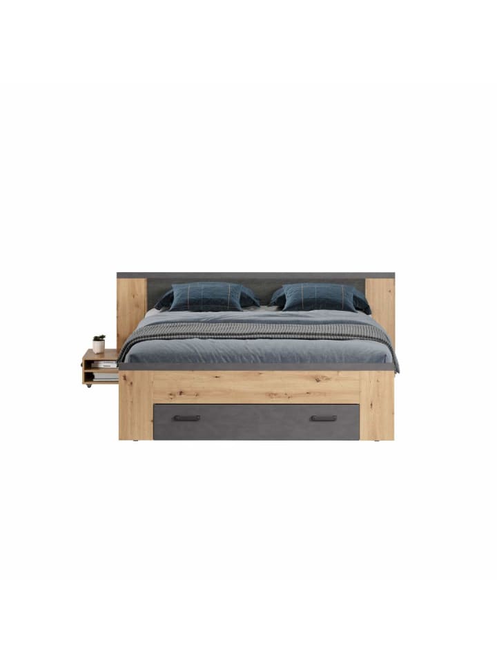 ebuy24 Bett Follow Eiche 230 x 203 cm günstig kaufen onesize