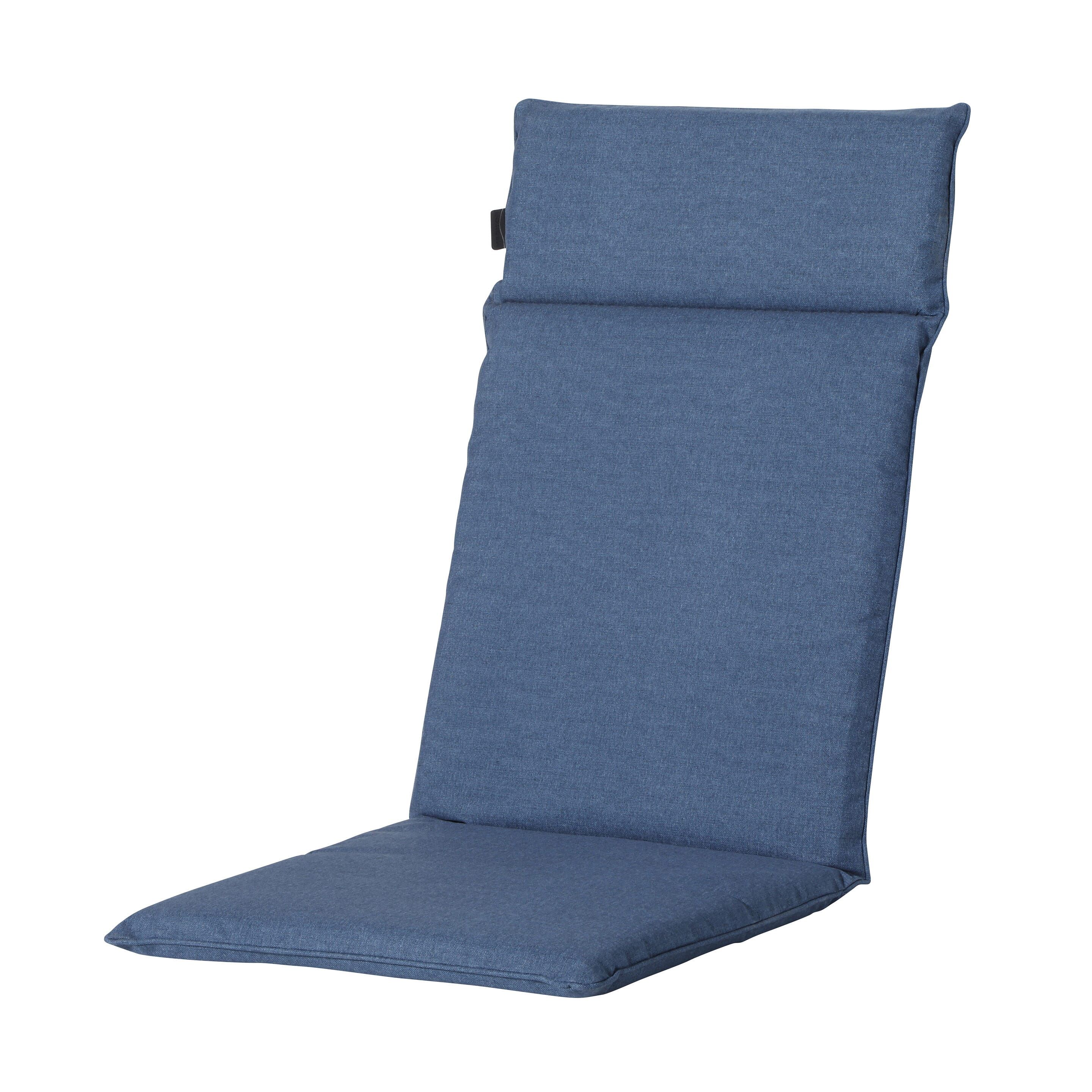 Madison Outdoor Oxford Blau 120 x 50 Kissen mit hoher Rückenlehne