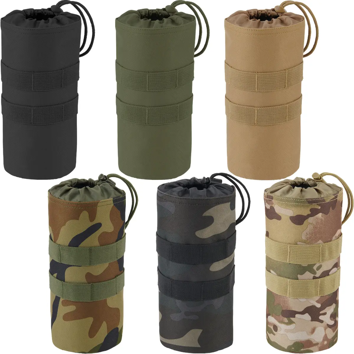 Trinkflaschentasche Molle versch. Farben
