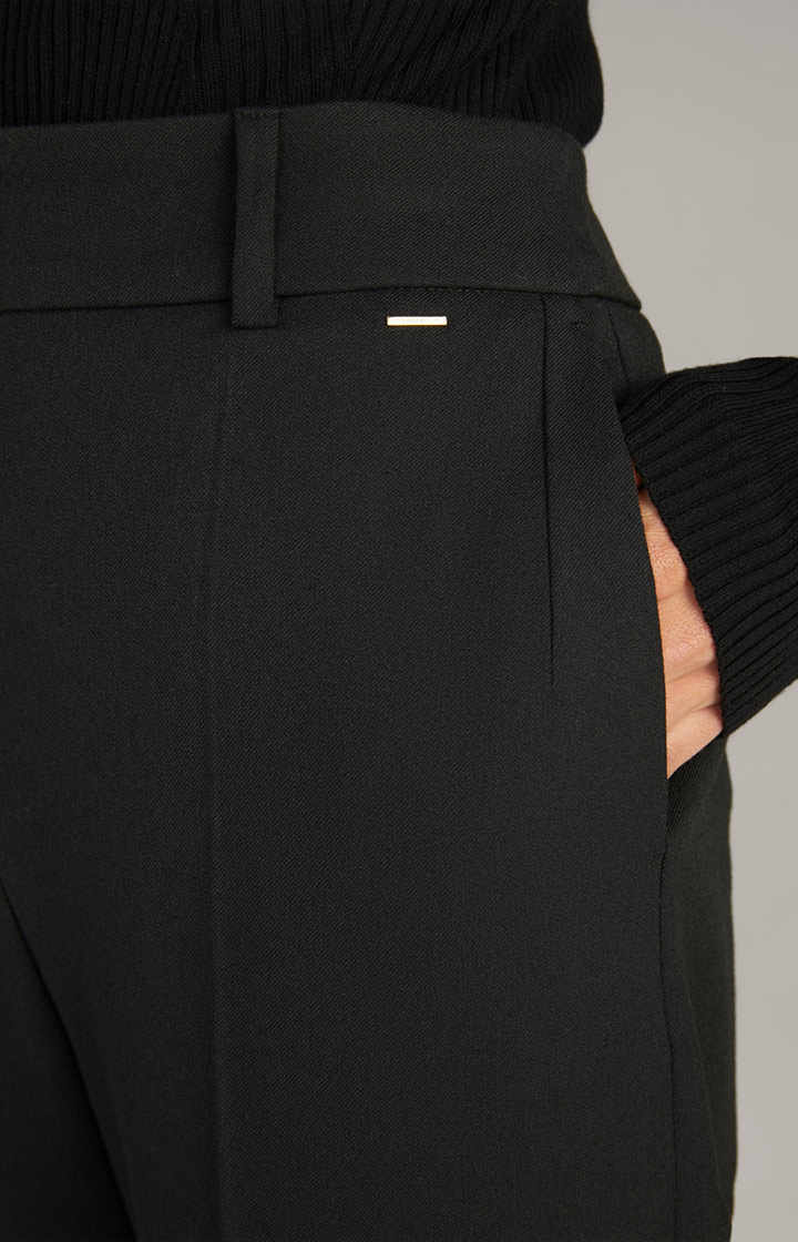 Twill-Hose in Schwarz