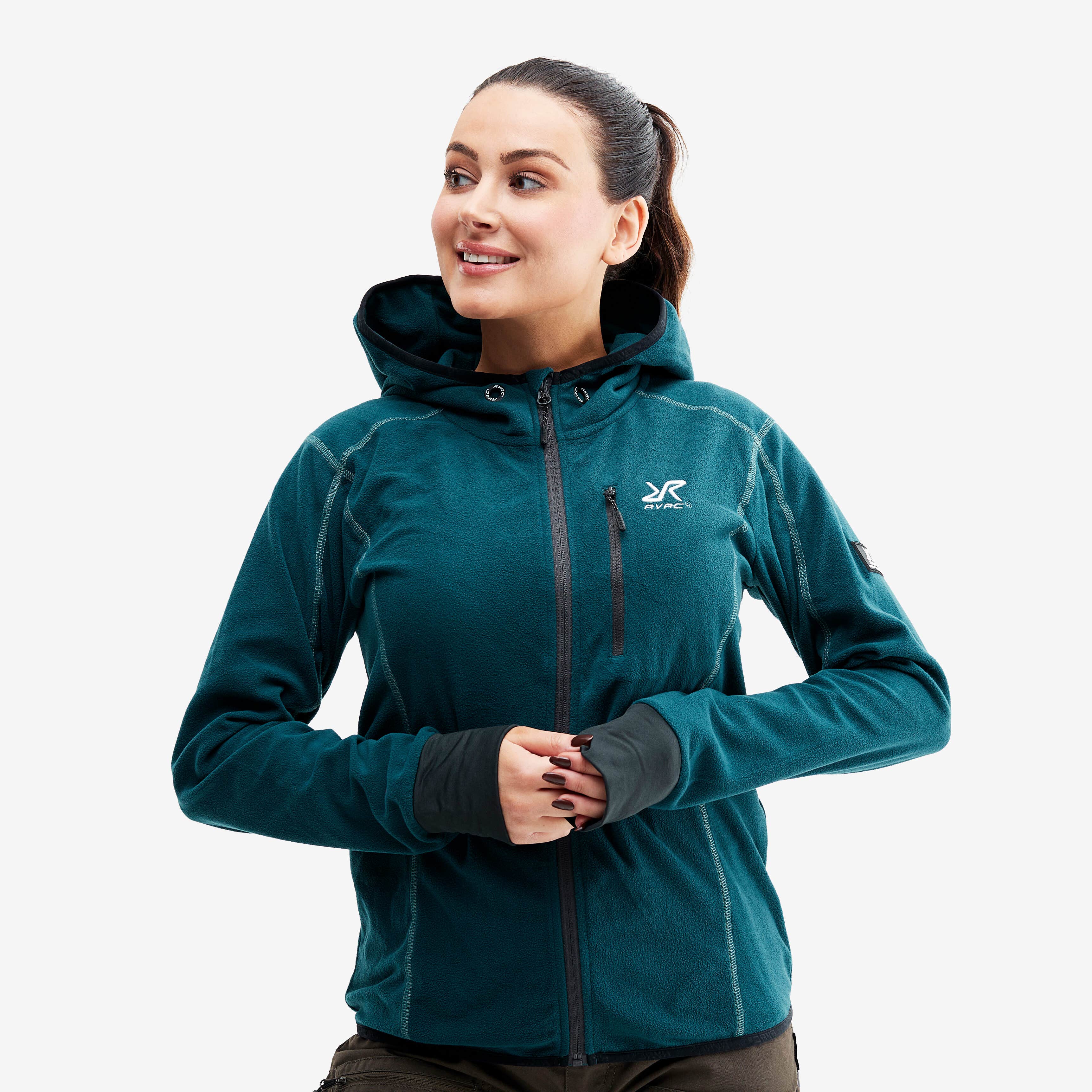 Trekker Hoodie Femme Teal