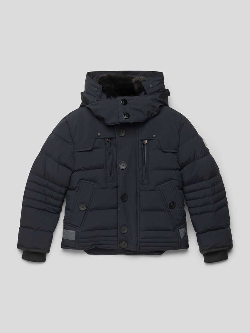 Funktionsjacke mit Brusttaschen Modell 'Starstream' in marineblau