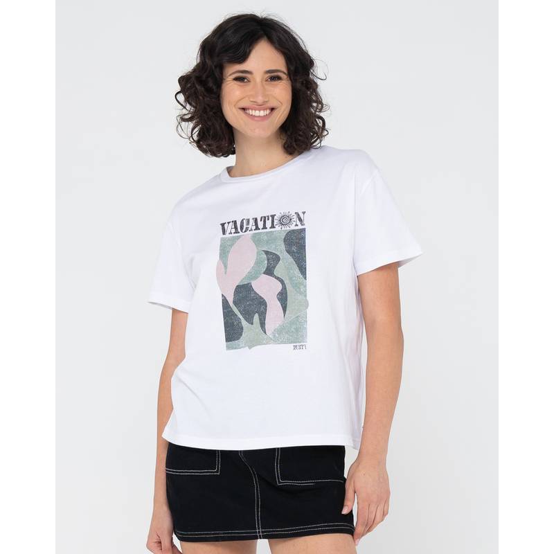 RUSTY VACATION RELAXED FIT TEE T-Shirt Damen