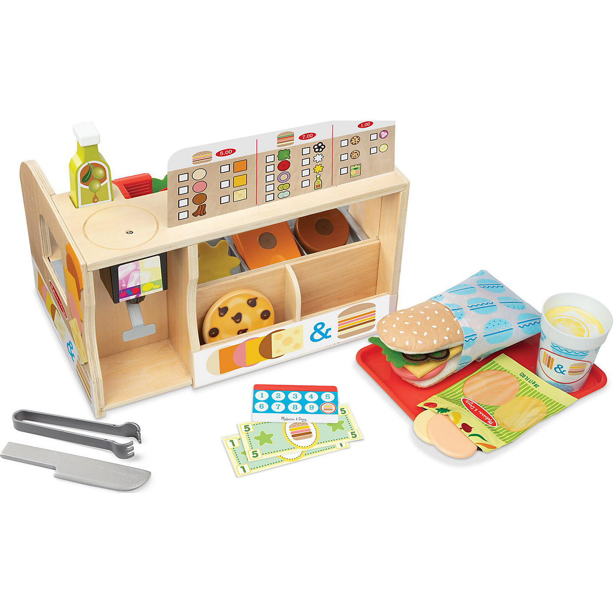 Sandwichtheke aus Holz
