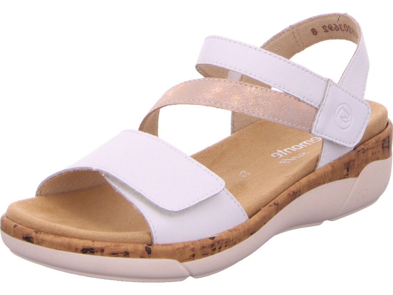 REMONTE Komfort Sandalen weiss