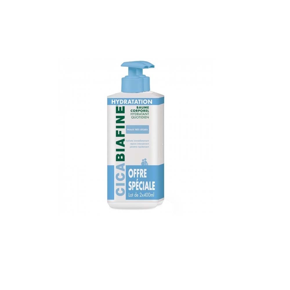 cicabiafine CicaBiafine® Duo Baume Corporel Hydratant Quotidien 2 x 400 ml Baume corps