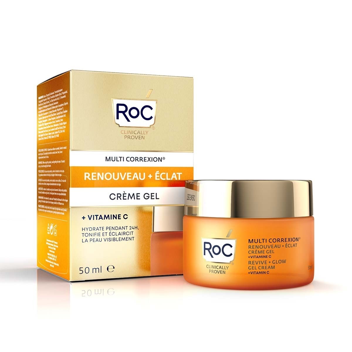 RoC RoC Renewal + Radiance drėkinamasis gelinis kremas 50ml
