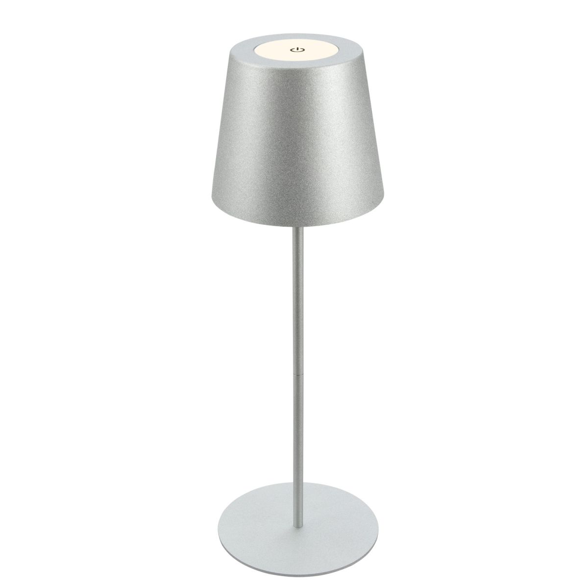 HVMM Akku LED Tischlampe Kiki Grau