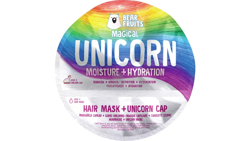 Bear Fruits Haarkur/Balsam/ Unicorn Hair Mask + Cap 20ml 20 ml