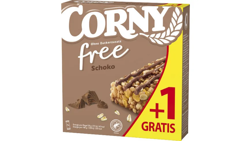 Corny Müsliriegel Free Schoko 120 g