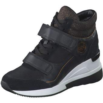 Michael Kors Gentry High Top Sneaker in schwarz