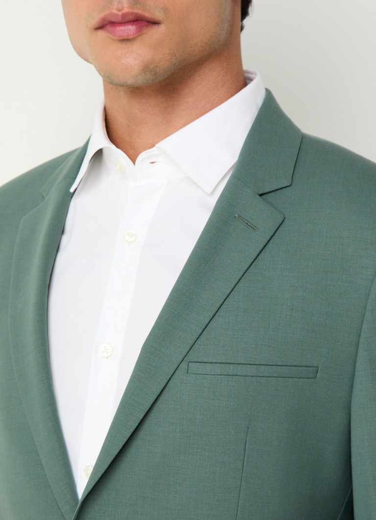 HUGO BOSS Arti/Hesten232X dopasowany dwuczęściowy garnitur z mieszanki wełny.
