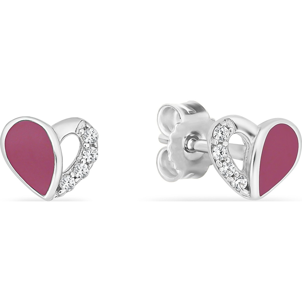 FAVS Boucles d'oreilles à fermoir à poussette 925 Argent Boucles d'oreilles