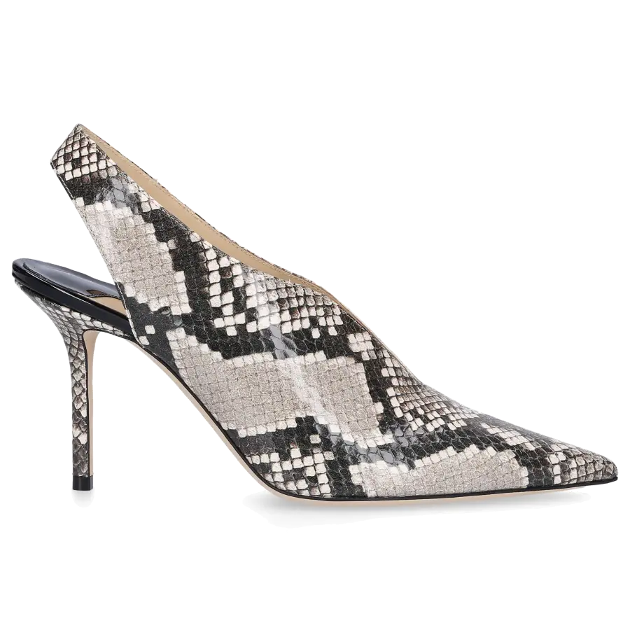 Jimmy Choo - Sandalen SAISE Kalbsleder Print braun - braun