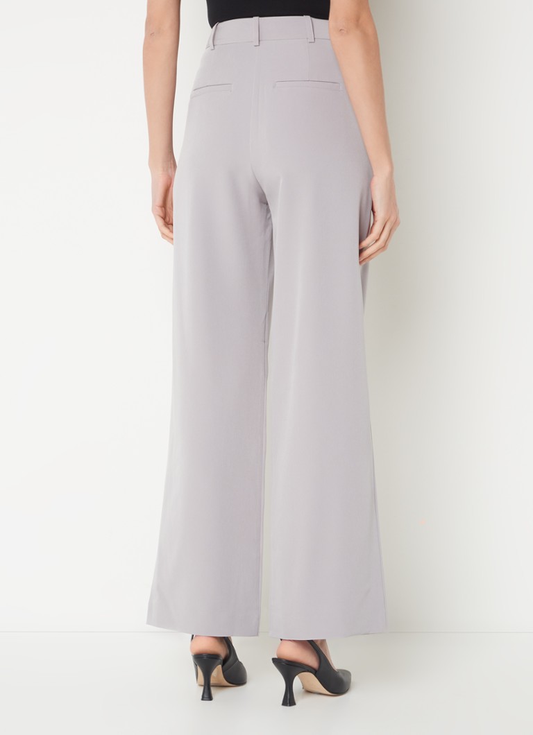 Pantaloni French Connection Echo cu talie înaltă, cu talie largă și buzunare laterale.