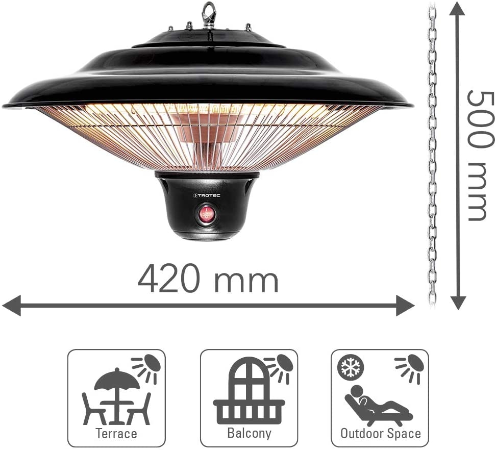 Trotec 1410003810 IR 1500 SC Design PlafondverwarmingÂ