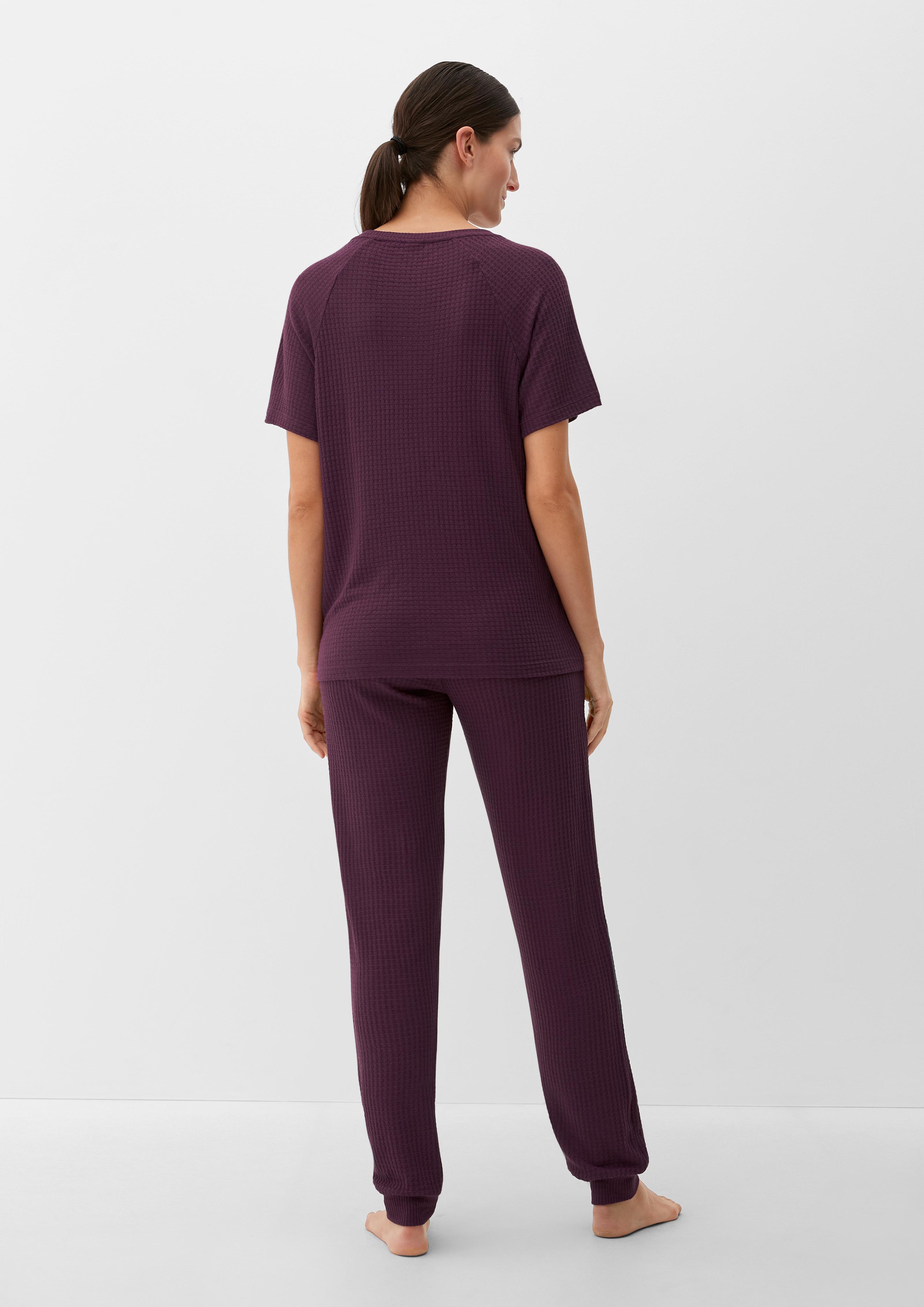 Nachtshirt in Waffelpiqué-Struktur  6007804-4900