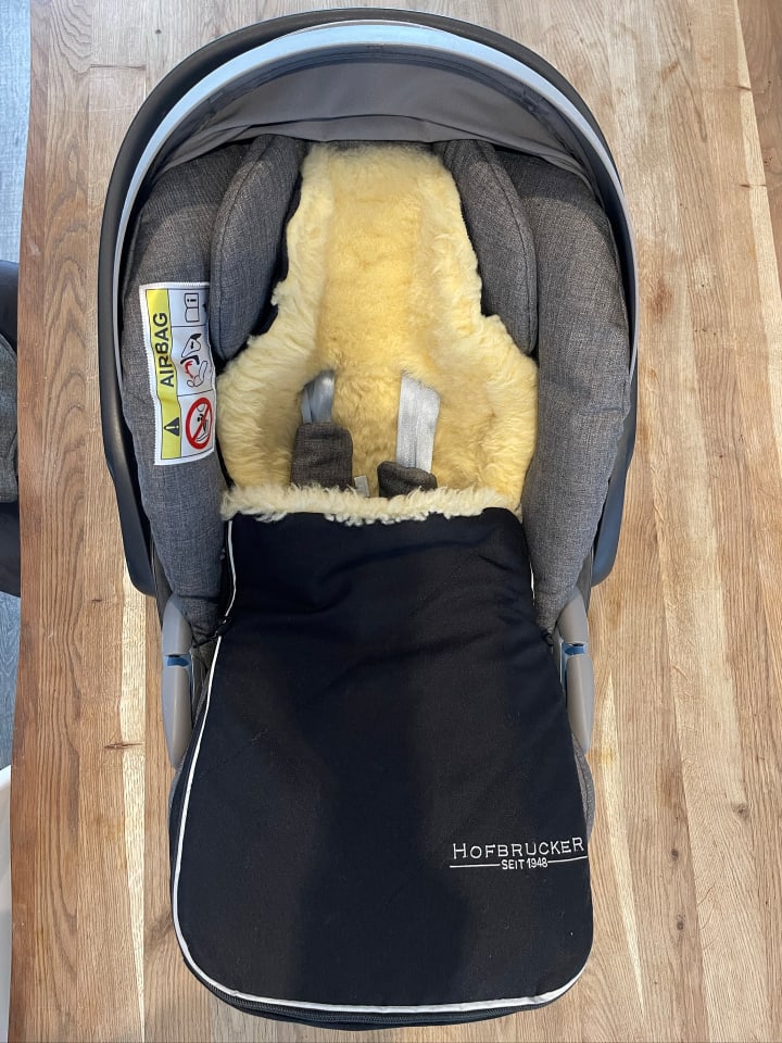Hofbrucker Autoschalen Fußsack Maxi in schwarz günstig kaufen onesize