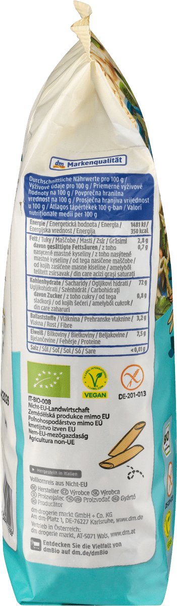 Nudeln, Penne aus Vollkornreis, 400 g