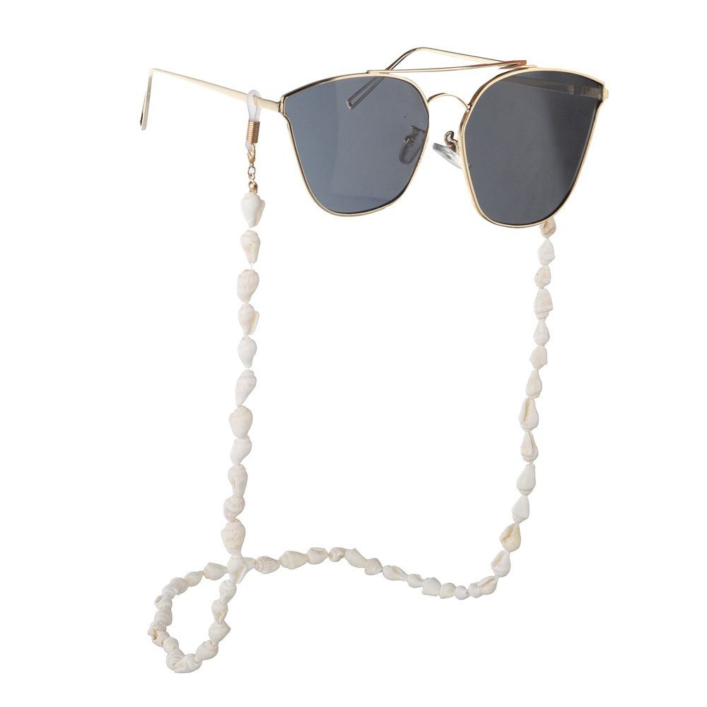 Tian Dee Brillenkette Frauen Muschelschale Brille Kette, Sonnenbrille Kette, Brillenschnur