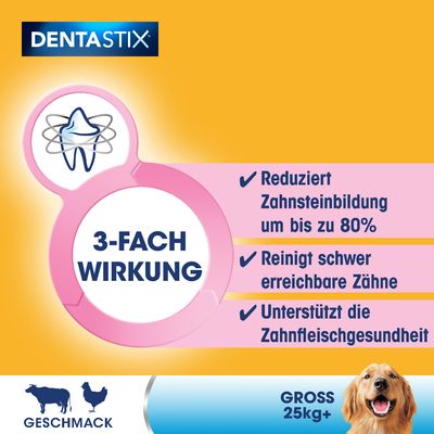 Zahnpflege Snack: Pedigree Dentastix für große Hunde (>25 kg)