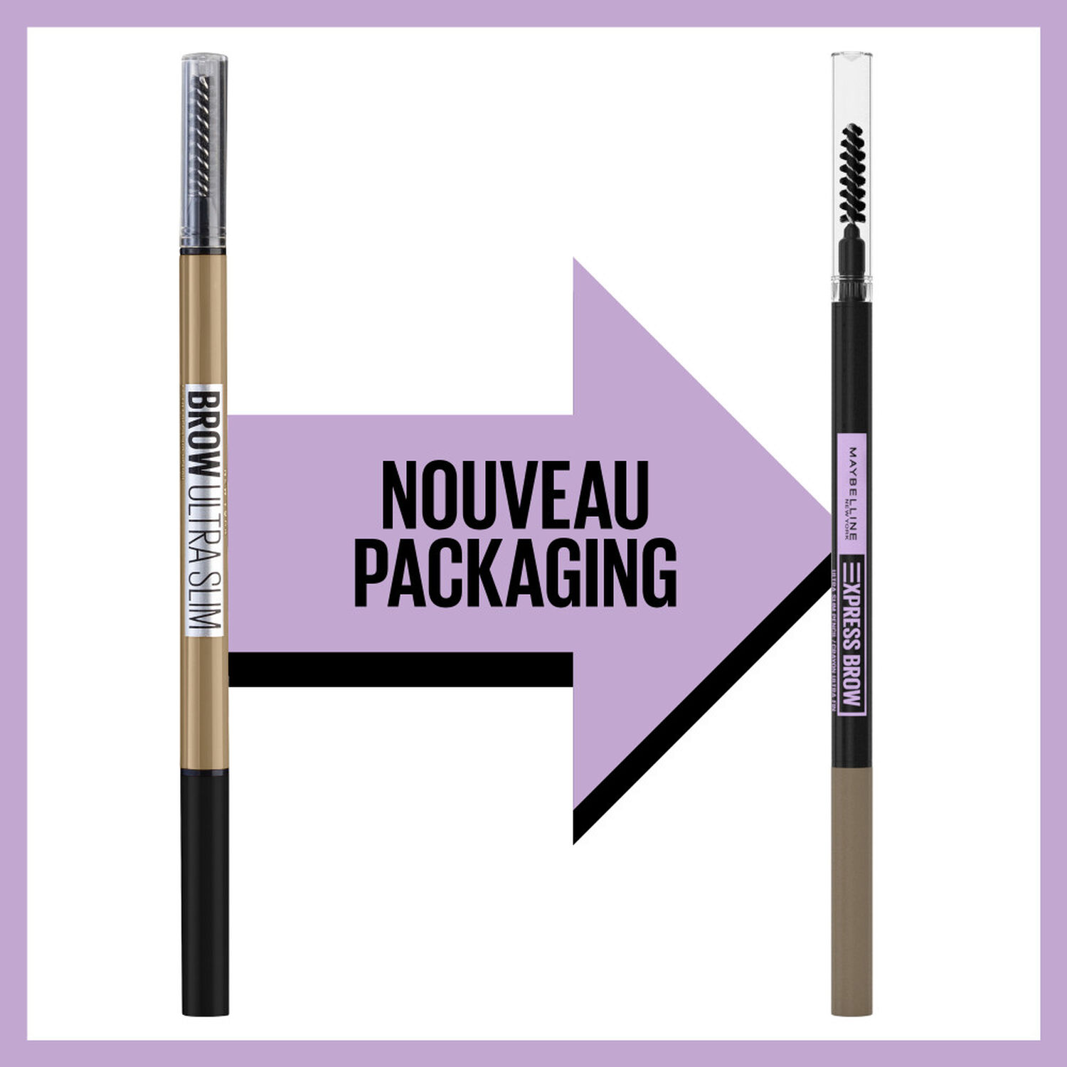 Maybelline New York Brow Ultra Slim Crayon à sourcils rétractable haute-précision