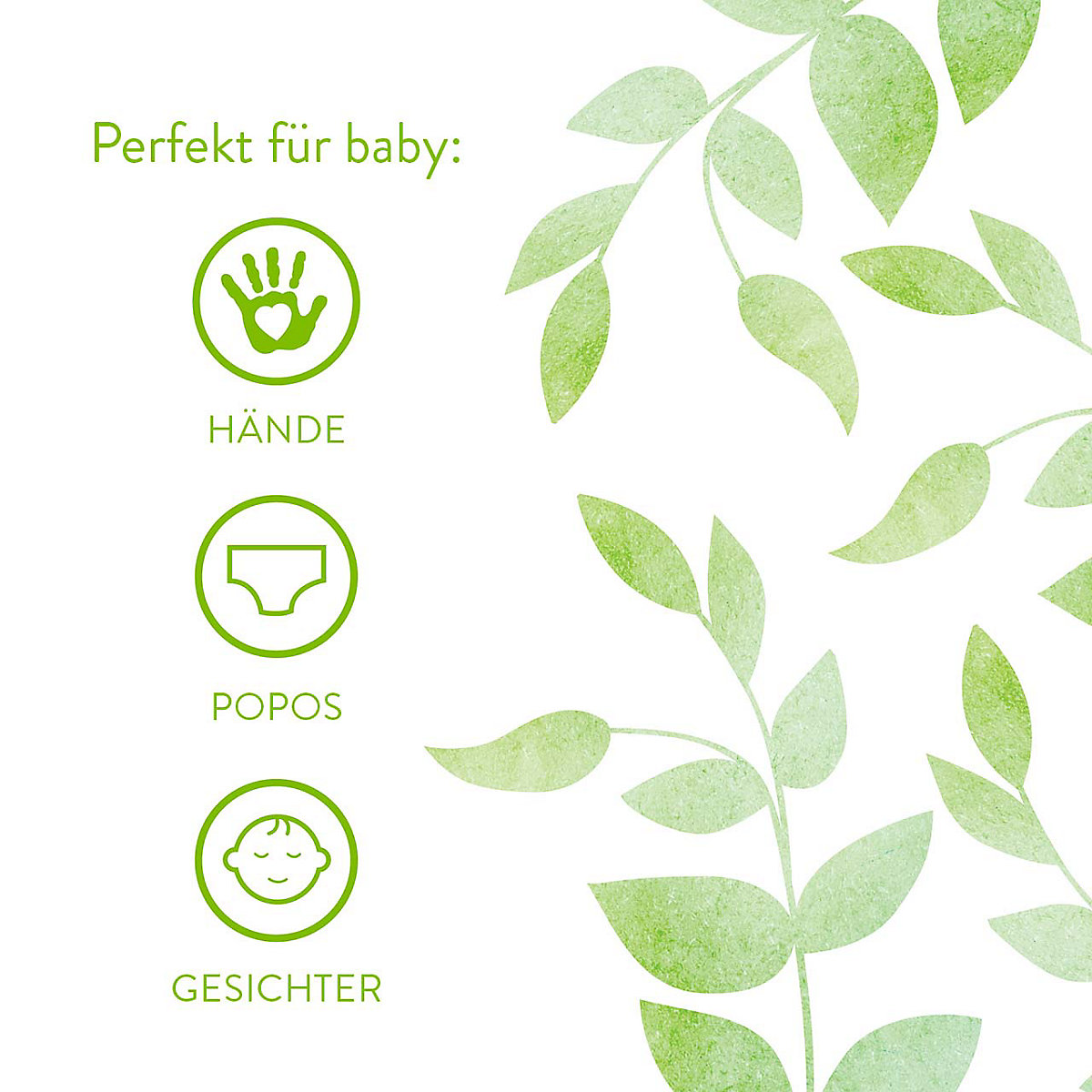 Bambino Mio, Wiederverwendbare Feuchttücher, 10er Packung, Schnee