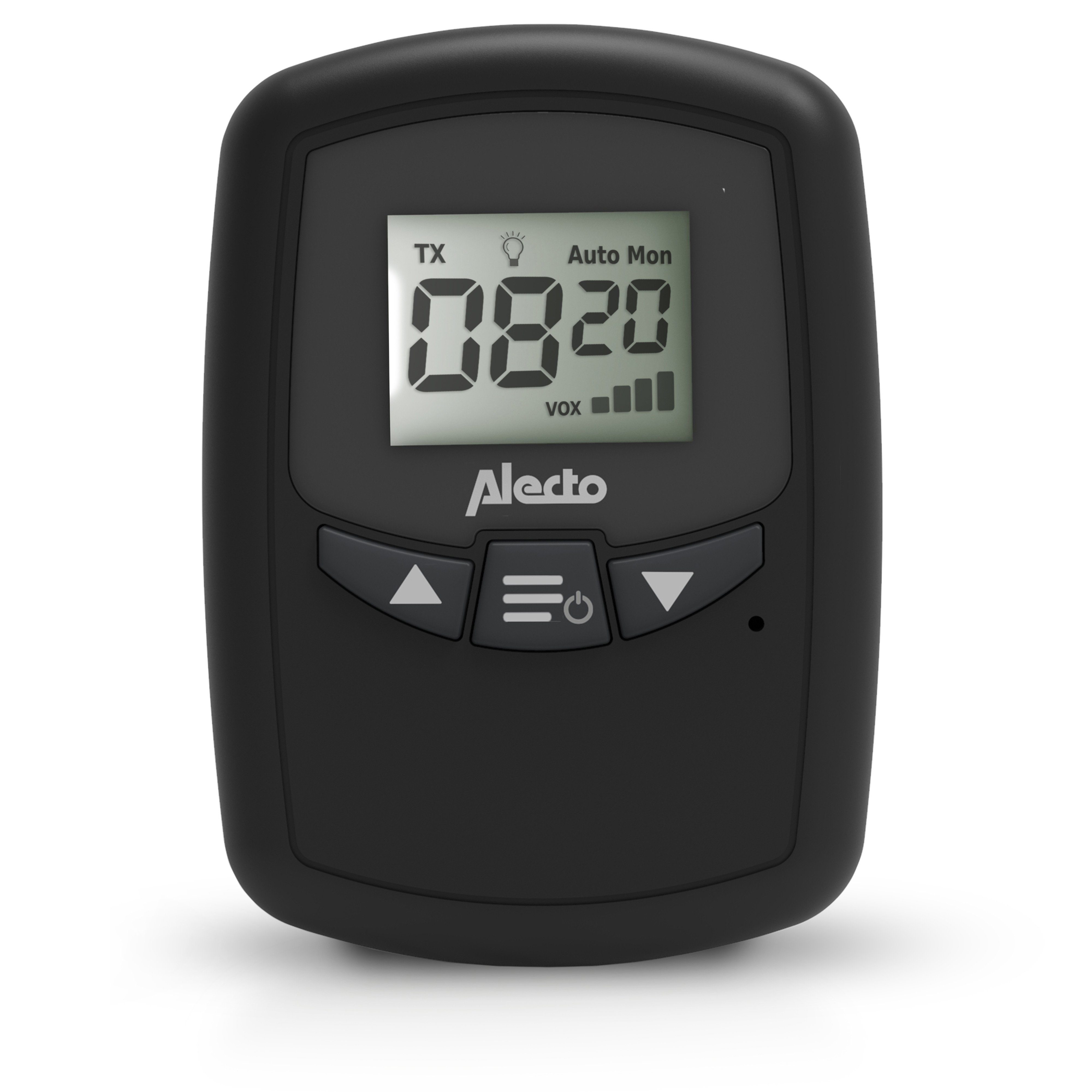 Alecto Babyphone DBX80BKBU, Reichweite von bis zu 3.000 Metern, schwarz