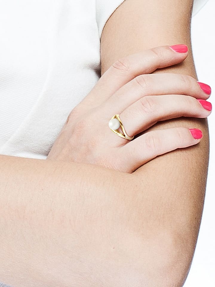Pearline Gold-Ring mit Perle günstig kaufen