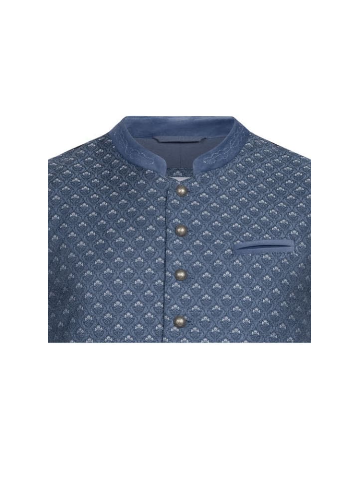 Nübler Trachtengilet Edmund in Blau günstig kaufen