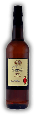 Bodegas de la Cuesta Fino Bodegas de la Cuesta Fino Mandel- und Zitronenaromen, schöne Mineralität. 0,75	 Liter - Vol 15%