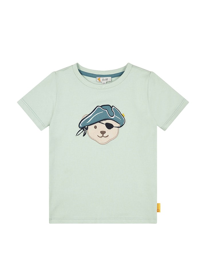 Steiff Shirt in Hellgün günstig kaufen