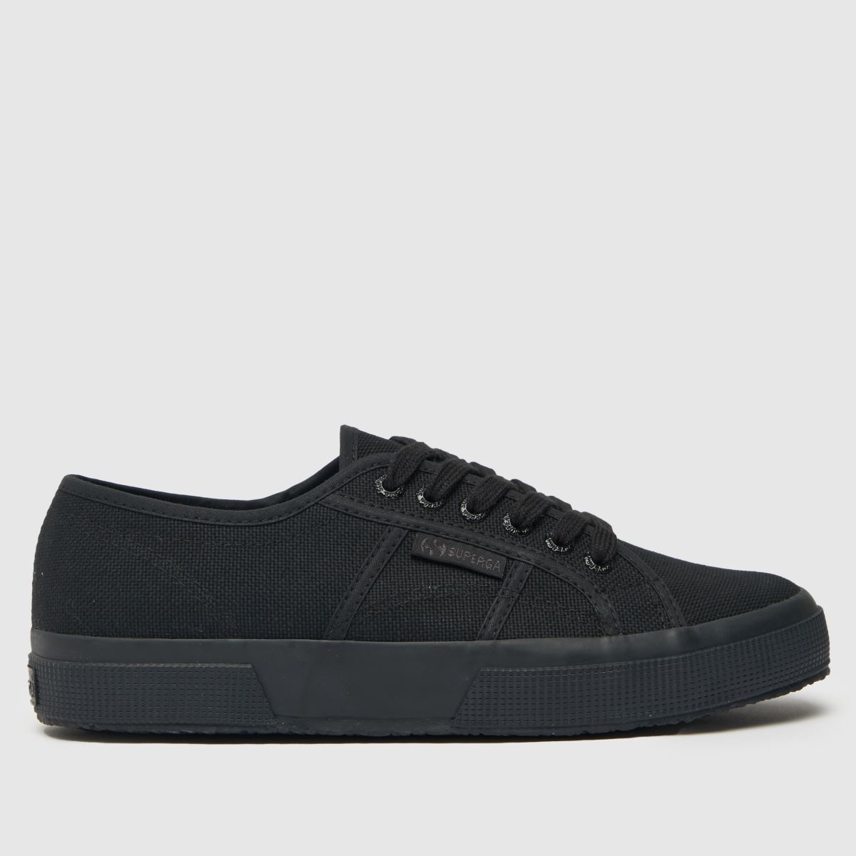 Superga – 2750 Cotu – Svarta klassiska sneakers