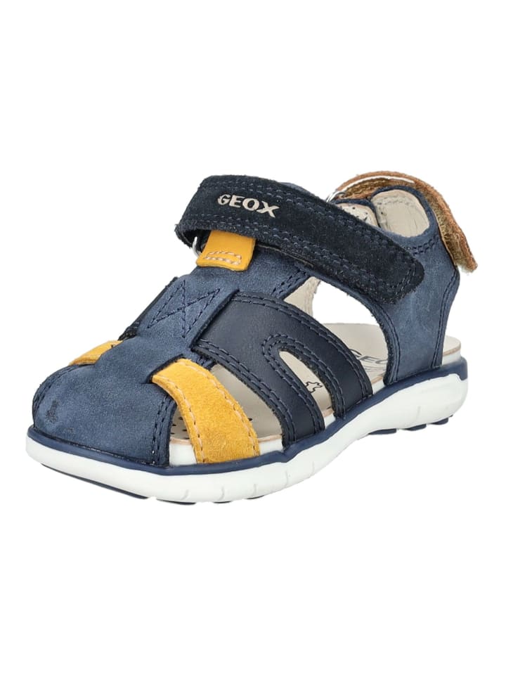 Geox Sandalen in Navy/Gelb günstig kaufen