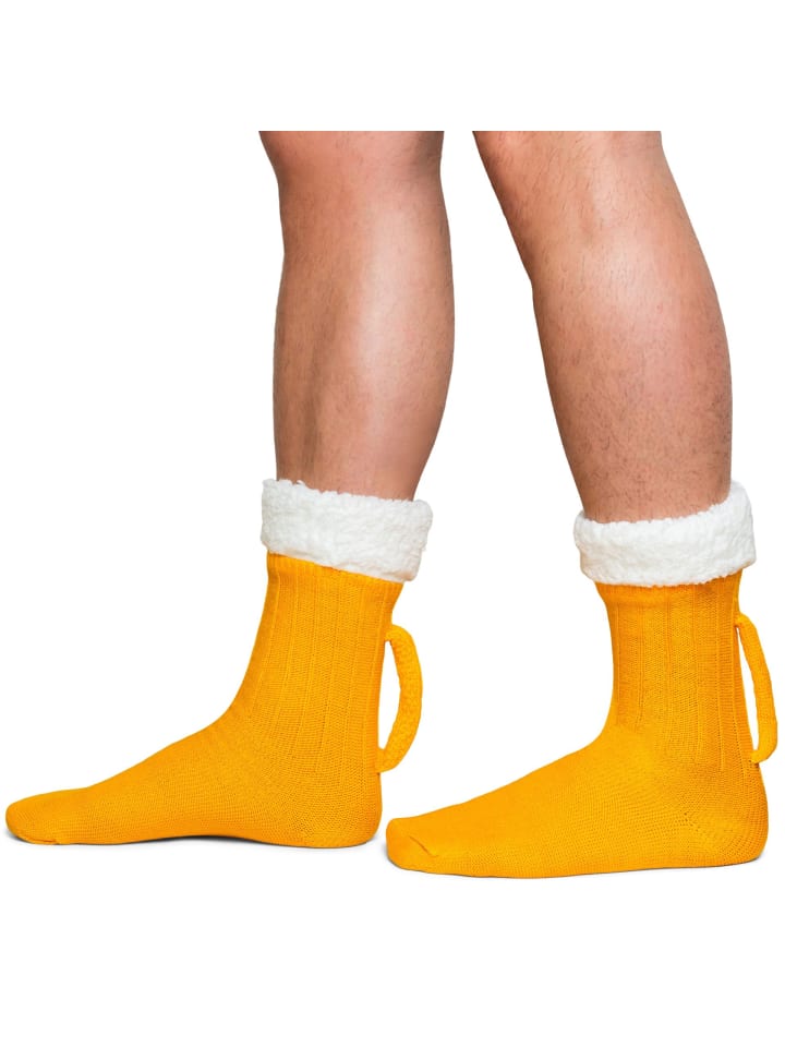 PAULGOS Biersocken, Trachtensocken in gelb günstig kaufen