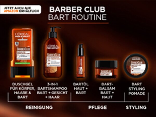 L'Oréal Paris Men Expert Barber Club Bart & Haar Styling Pomade Pomade
