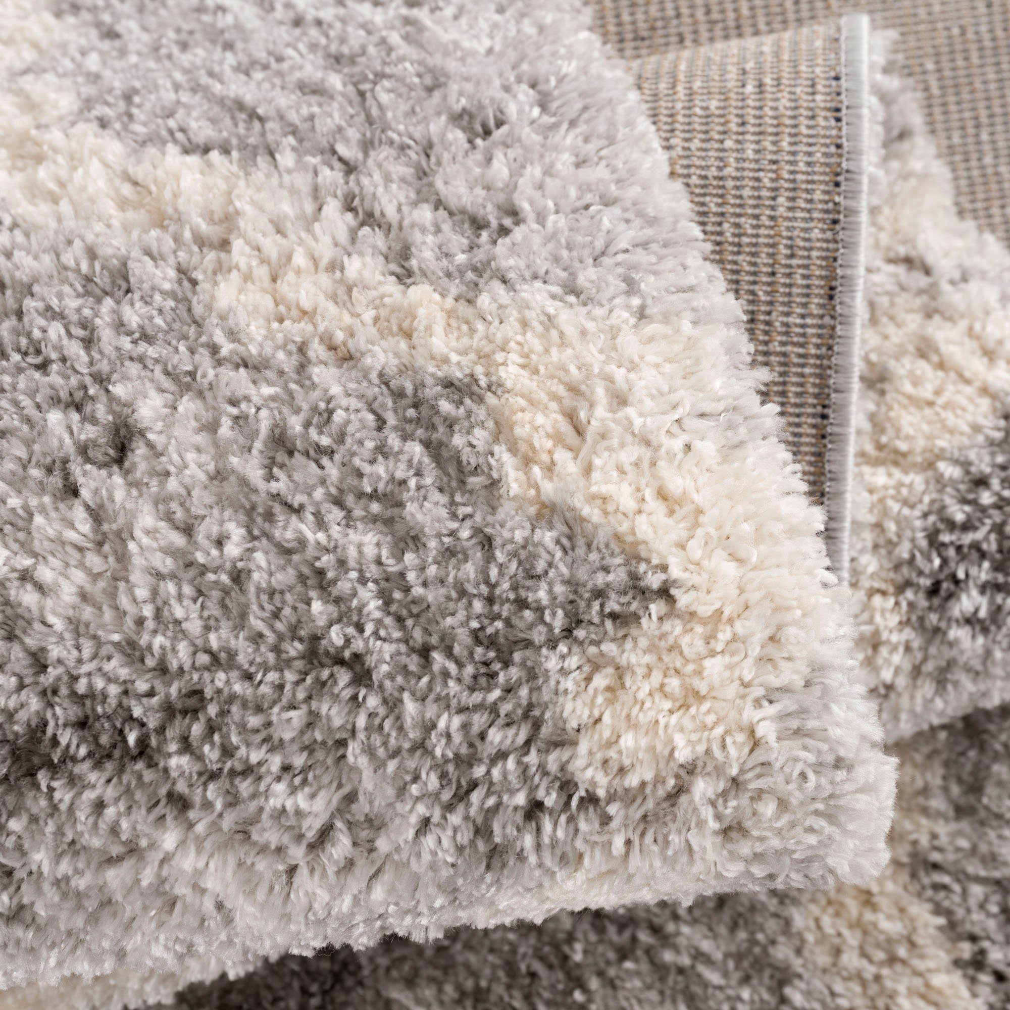 Hochflor-Teppich Versay 1550, Sanat, rechteckig, Höhe: 45 mm, Wohnzimmer, Langflor, Shaggy Teppich