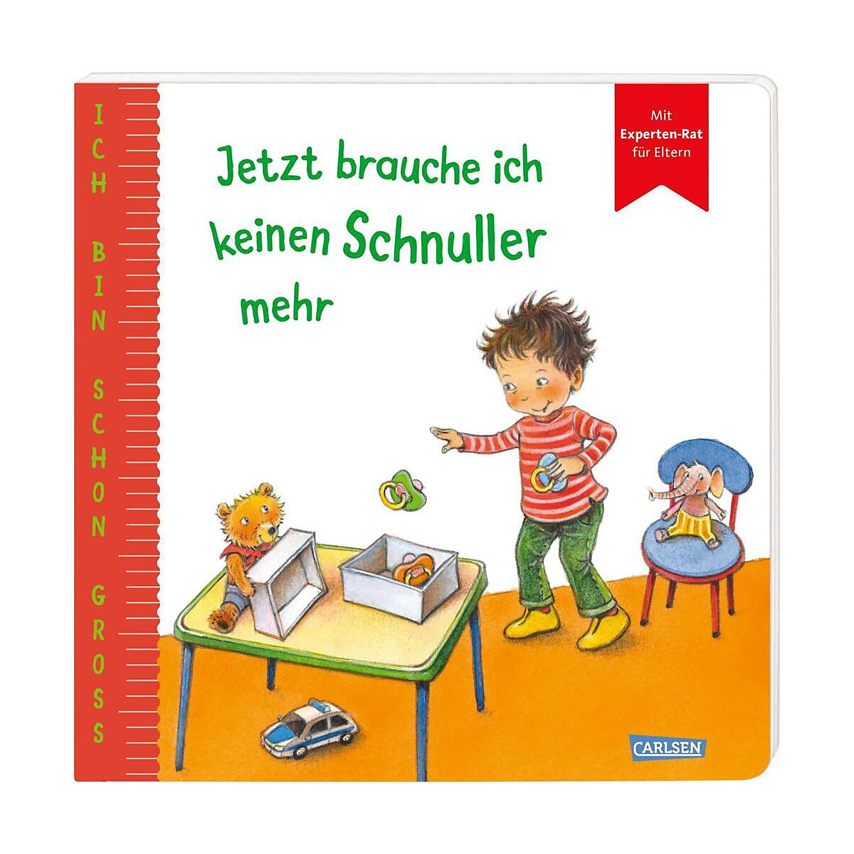 Ich bin schon groß: Jetzt brauche ich keinen Schnuller mehr