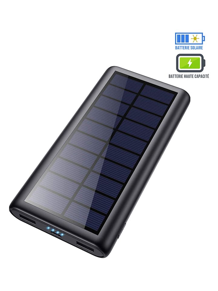SmartCase Solar-Powerbank in Schwarz - 30.000 mAh günstig kaufen onesize