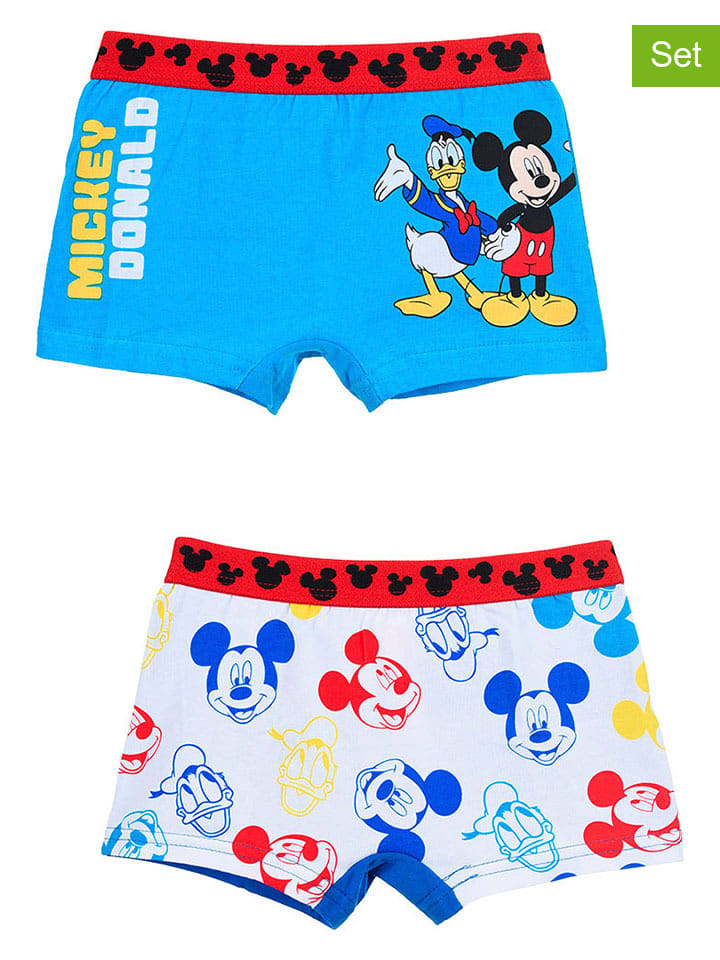 Disney Mickey Mouse 2er-Set: Boxershorts 