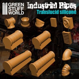 Silikon Texturplatten - Industrierohre