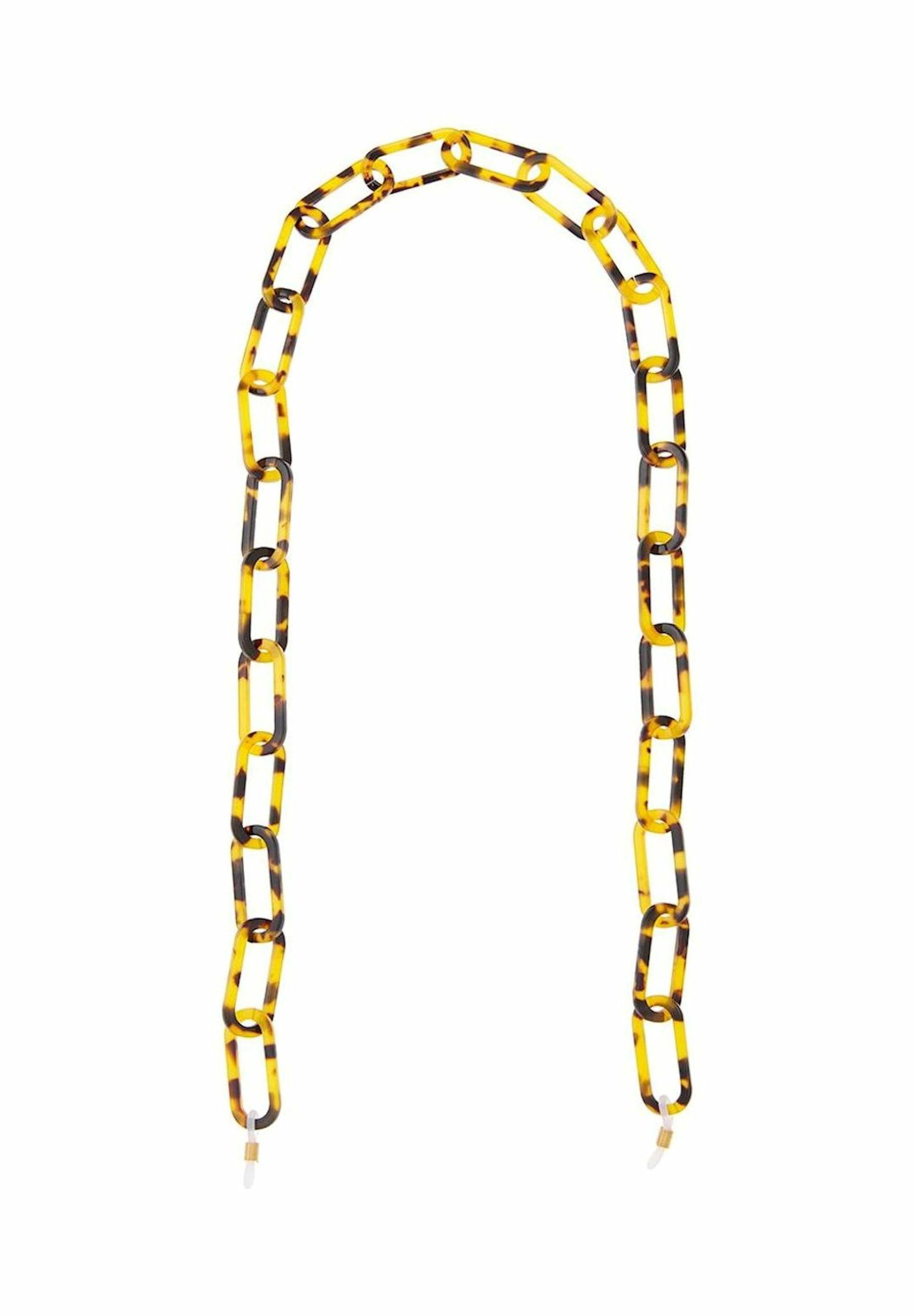 Gemshine Brillenkette Brillenkette Schildpatt Acetat