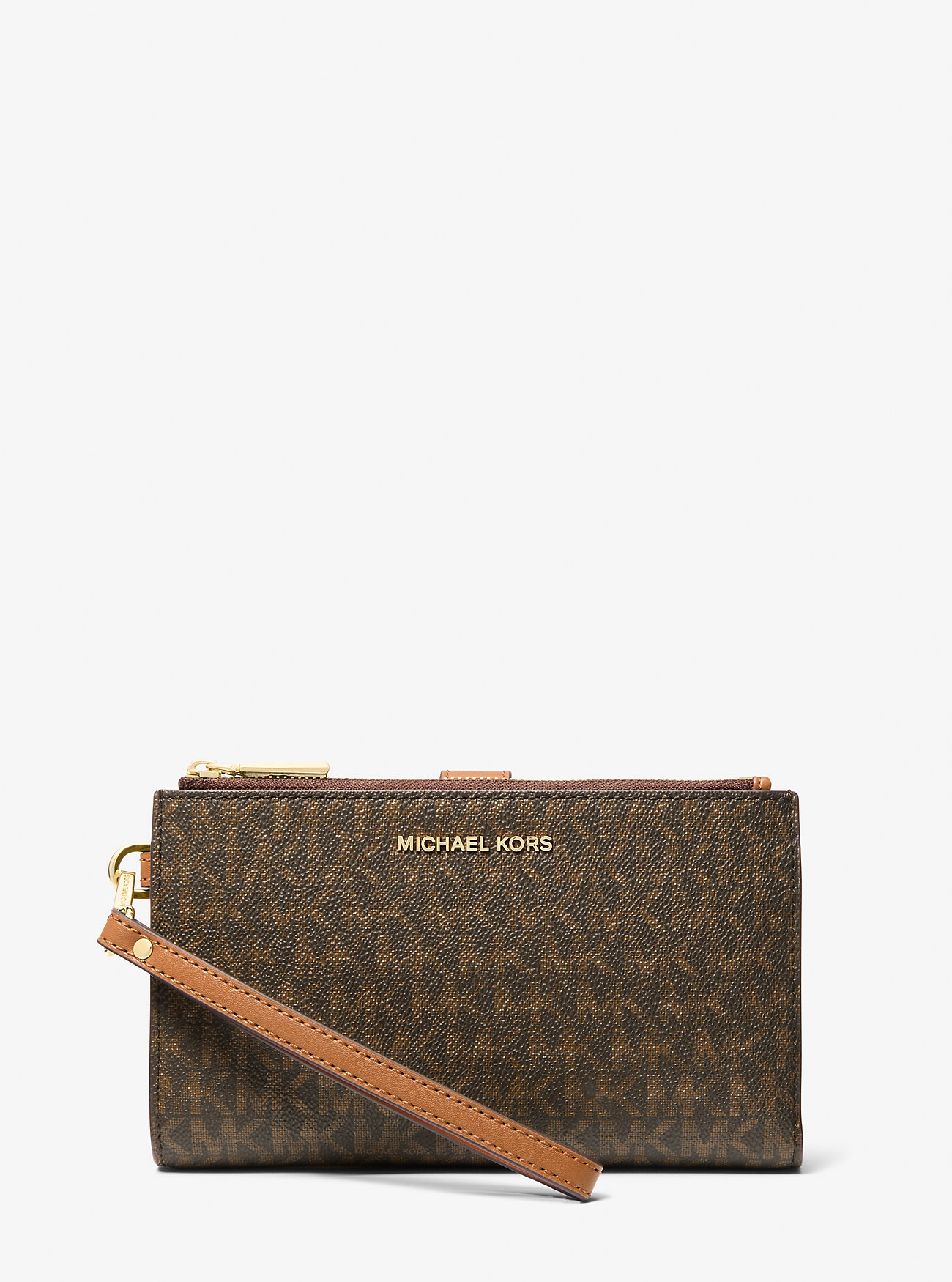 Portafoglio per smartphone con logo Jet Set - Marrone/Acorn