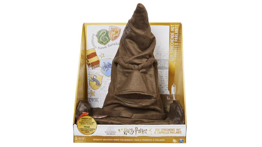 Spin Master - Wizarding World Harry Potter - Interaktiver Sprechender Hut mit Sound