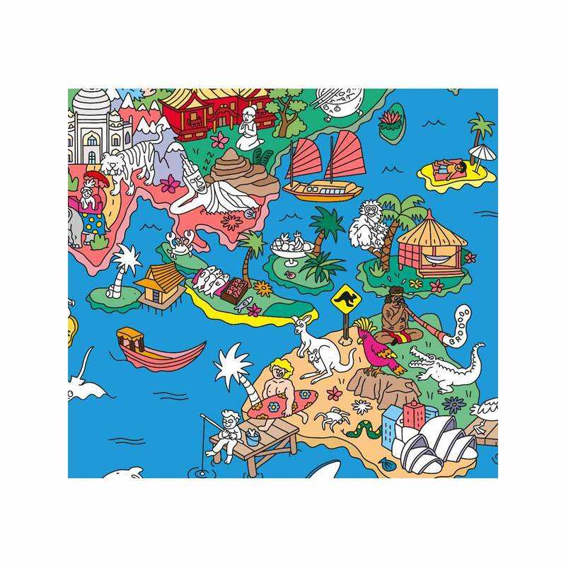 Poster & stickers Atlas - OMY