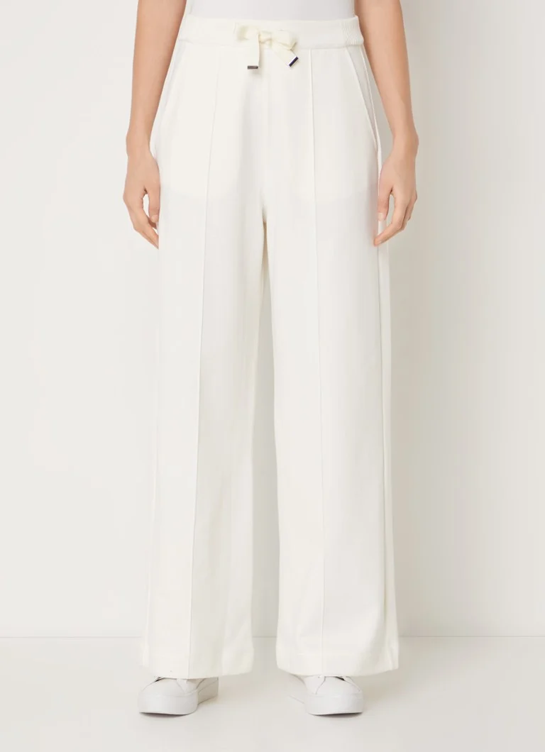 HUGO BOSS Elsam high waist wide fit trousers with side pockets