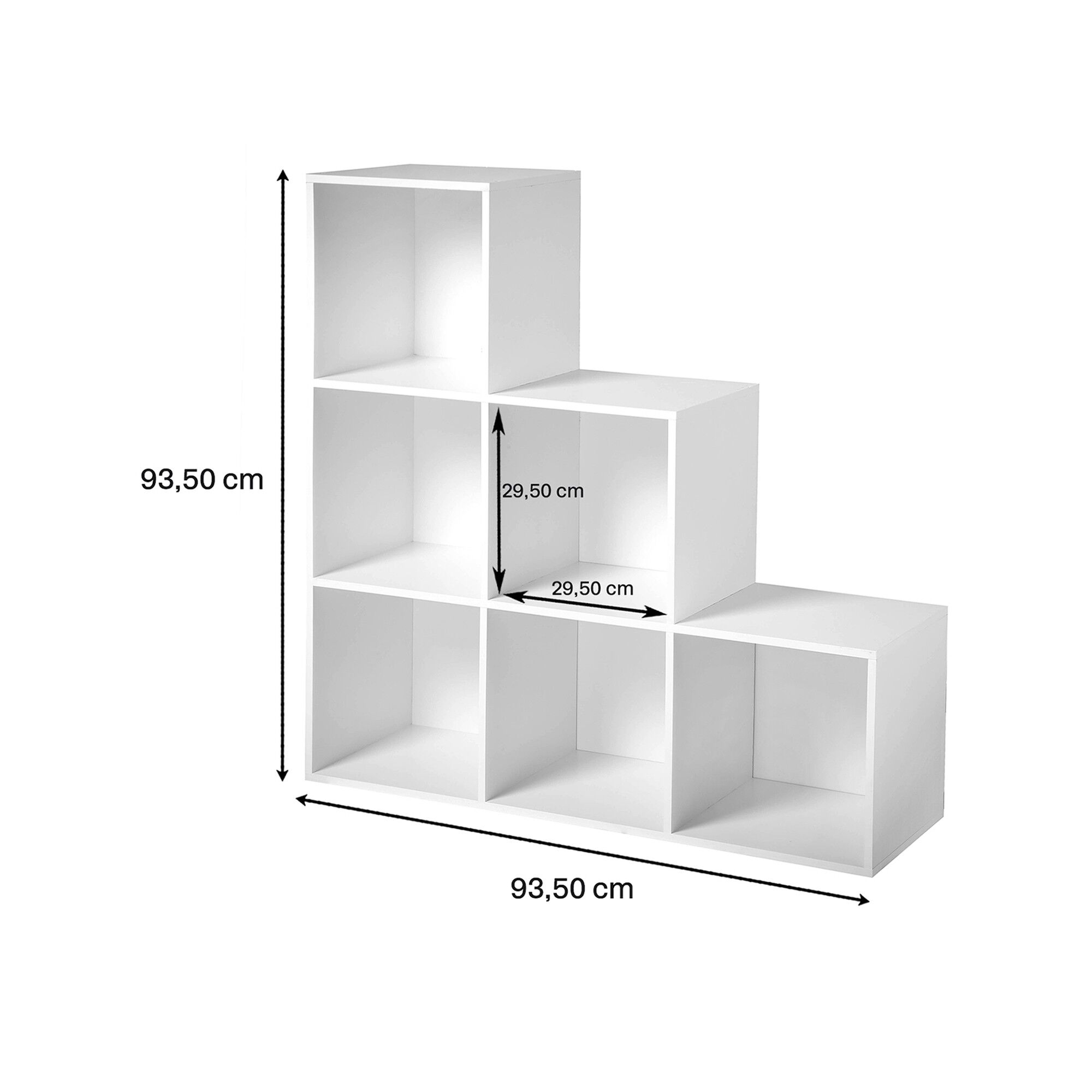 Meuble de rangement en escalier ORIGAME