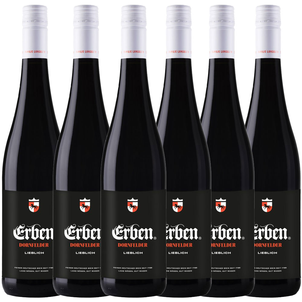 Erben Dornfelder lieblich 2023 - 6er Karton