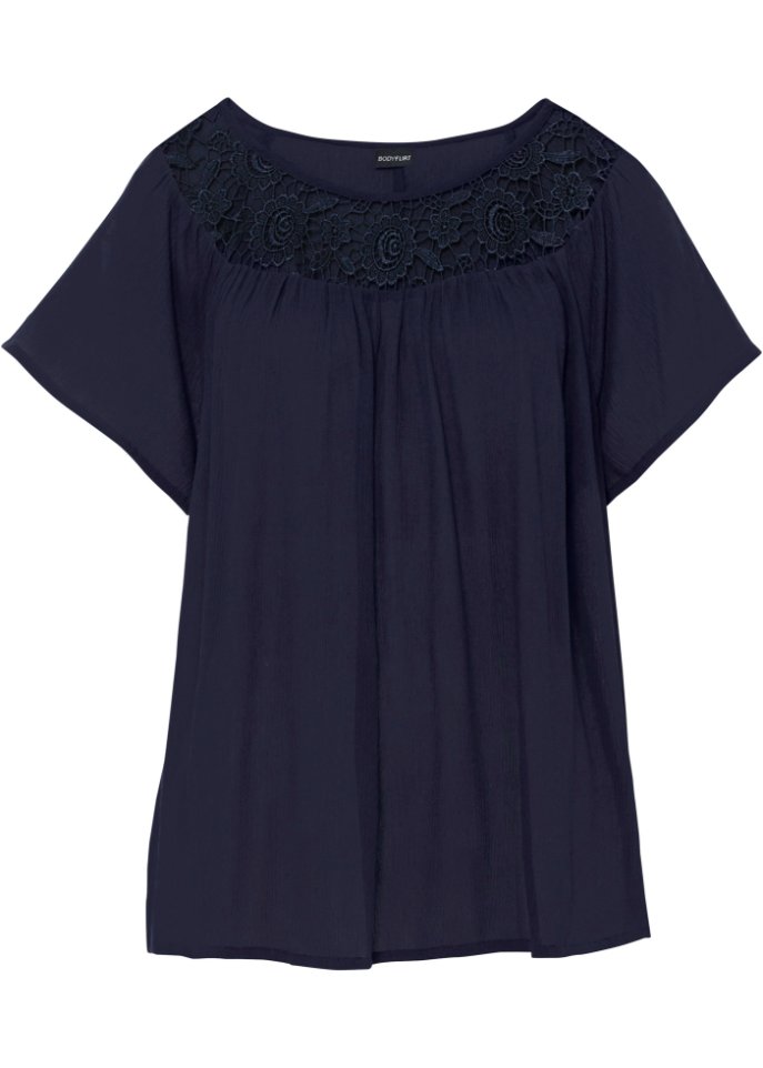 Bluse mit Spitze