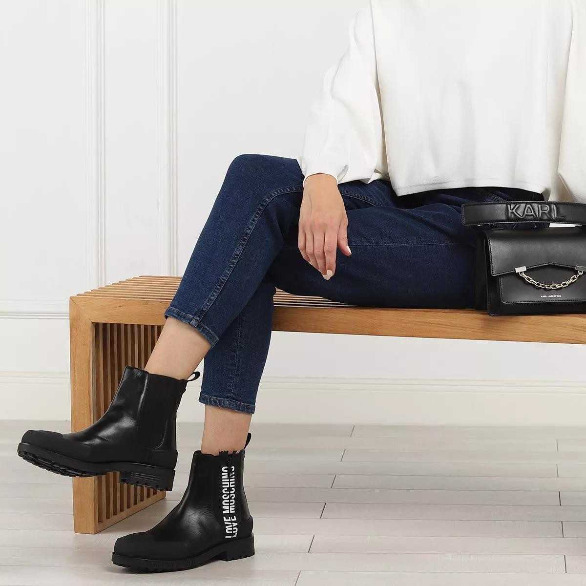 MOSCHINO Stiefeletten schwarz Stiefelette